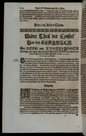 Die Neun und Funffzigste Predigt. - Die Zwey und Sechzigste Predigt.
