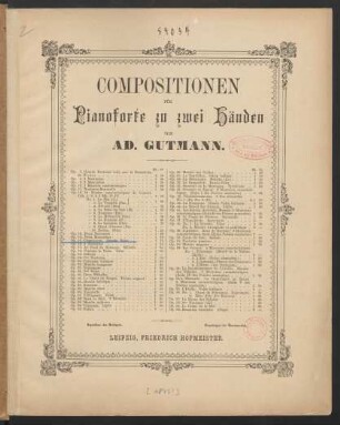 Op. 15, Chambourci : grande valse