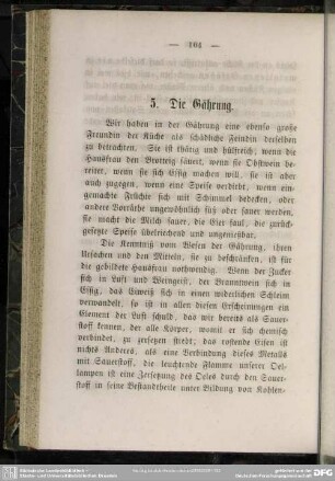 5. Die Gährung