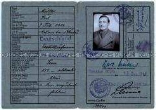 Kennkarte von Karl Müller - Familienkonvolut