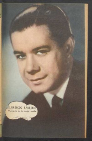 Lorenzo Barbero (intérprete de la música popular) - [Retrato]