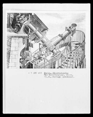 Paris, Kniefernrohr des Observatoriums