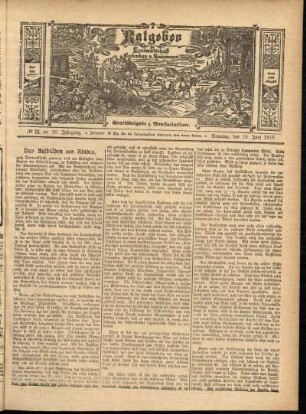 Ausgabe vom Sonntag, den 19. Juni 1910.