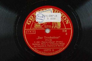"Der Troubadour" : 2. Akt: Zigeunerlager (Forts.) / (Verdi)