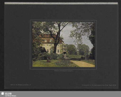 Schloß Lichtenwalde bei Chemnitz