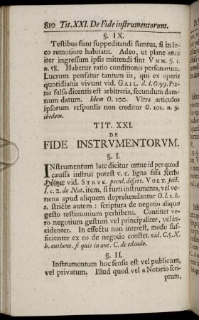 Tit. XXI. De Fide Instrumentorum. -XXIX. De Executione.
