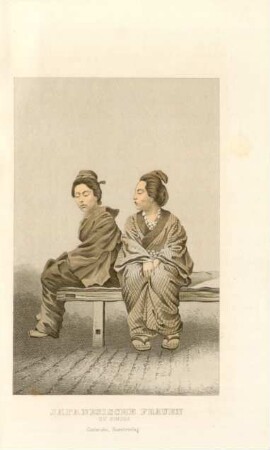 Japanesische Frauen zu Simoda