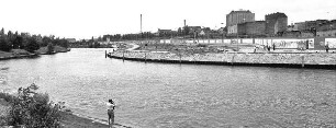 Spree und Grenzanlage mit S-Bahntrasse
