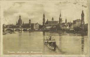 Dresden. Blick von der Marienbrücke.