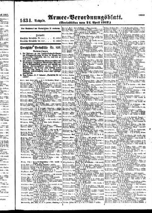 1434.Ausgabe. Dienstag, 24. April 1917