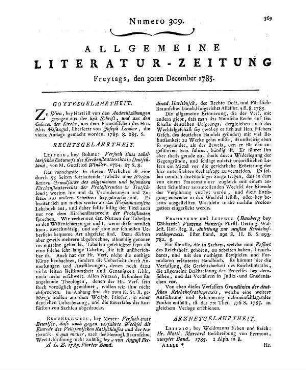 Germershausen, C. F.: Der Hausvater in systematischer Ordnung. Bd. 3. Leipzig: Junius [s.a.]