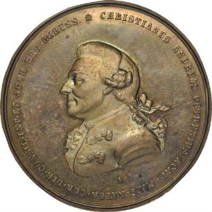 Cothenius Medaille - Kaiserlich Leopoldinisch-Carolinische Deutsche Akademie der Wissenschaften / Leopoldina - Avers