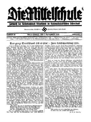 Das ganze Deutschland soll es sein! : zum Reichsparteitag 1938
