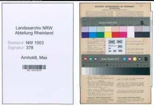 Entnazifizierung Max Arnholdt , geb. 25.12.1885 (Anstreicher)