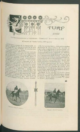 Turf : Últimas carreras de la temporada. - El triunfo de "Meloc" en los 1400 metros