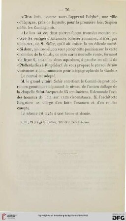 Séance du générale du 27 octobre 1859