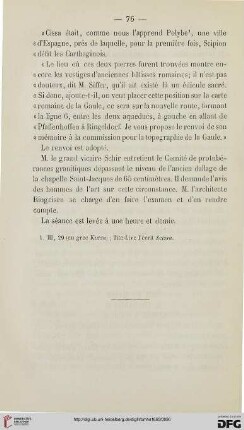 Séance du générale du 27 octobre 1859