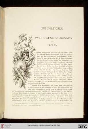 Zwei Jugend-Madonnen von Tizian
