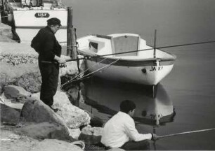 Angler am Ufer