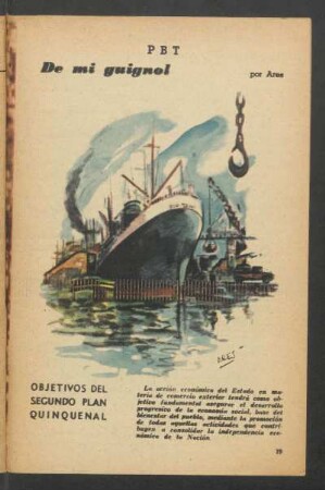 Objetivos del Segundo Plan Quinquenal - [Dibujo] : De mi guignol