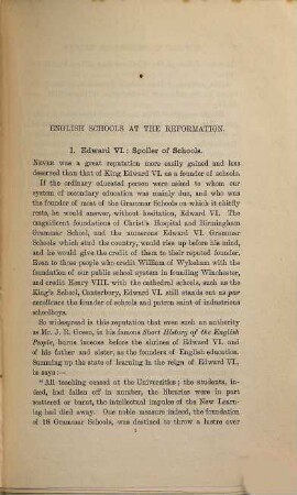 English schools at the reformation 1546 - 8