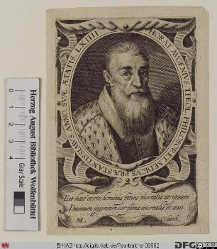 Bildnis Orazio Augenio (lat. Horatius Augenius)