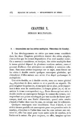 Chapitre X. Séries Multiples.