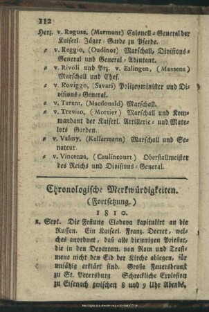 Chronologie der Merkwürdigkeiten (Fortsetzung.)