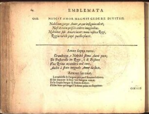 Nescit Amor Magnis Cedere Divitiis