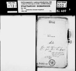 Haigerloch: Ehescheidungssache des Lammwirts Johann Blau