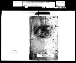 Alte Aufschrift: "Copial in Parthey Sachen"