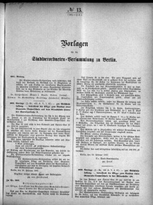 No. 13 (201-213), 5. März 1887