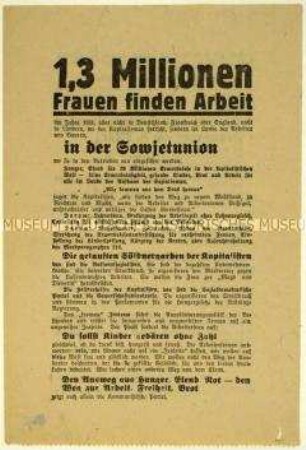 Aufruf der KPD zum Internationalen Frauentag und zum Beitritt