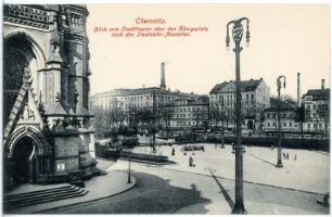 Chemnitz. Königsplatz und Staatslehranstalten