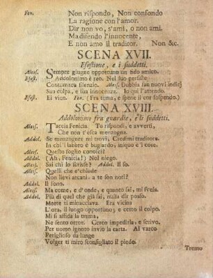 Scena XVII. / Siebenzehender Auftritt