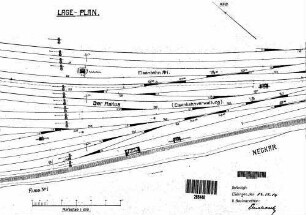 Plochingen: Nebengeb.Aufenthaltsbude bei km 23,197 Lageplan