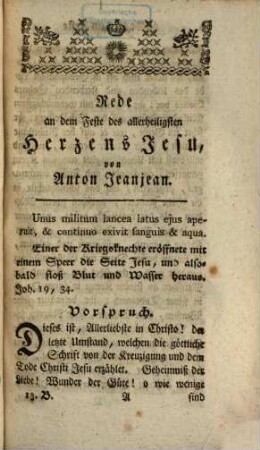 Sammlung auserlesener Kanzelreden über die vornehmsten Gegenstände in der Kirche, 13. 1774