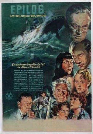 Filmplakatentwurf für "Epilog" (1950)