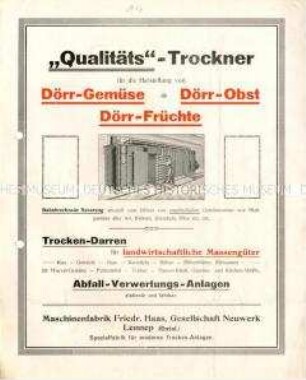 Qualitäts-Trockner