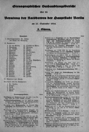 Nr. 2, 27. September 1934