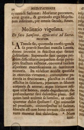 94-97, Meditatio vigesima