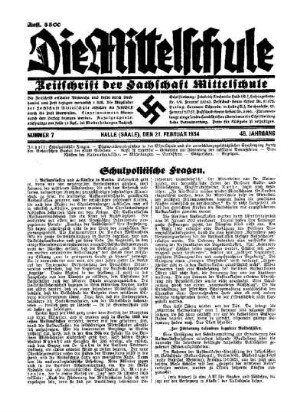 Schulpolitische Fragen
