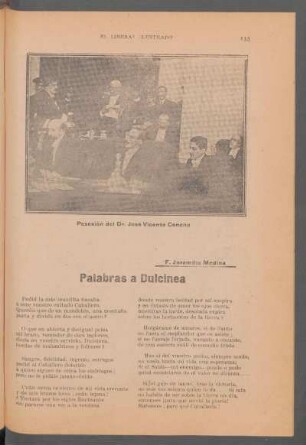 Posesión del Dr. José Vicente Concha - [Fotografía]