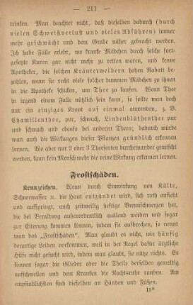 Frostschäden
