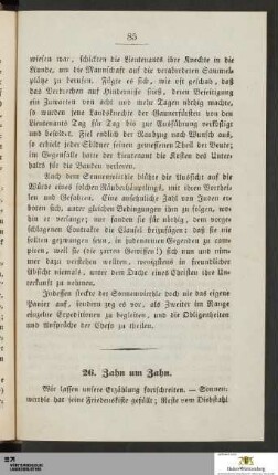 26. Zahn um Zahn