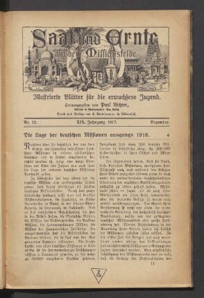 Nr. 12. Dezember 1917