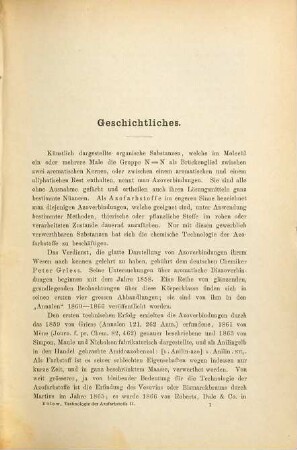 Chemische Technologie der Azofarbstoffe mit besonderer Berücksichtigung der Deutschen Patentlitteratur, 2. Fabrikation und Anwendung der Azofarbstoffe übersichtlich geordnet auf Grund der "Natürlichen Systematik der Azofarbstoffe"