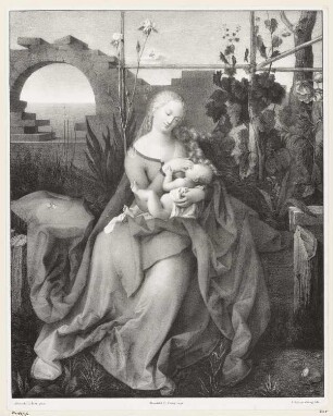 Madonna mit der Schwertlilie