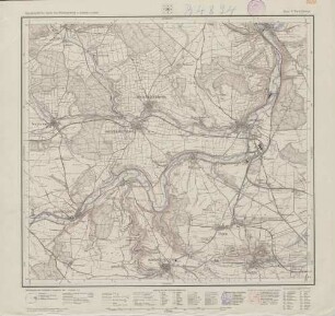 7020 (alte Nr.: 43) Bietigheim, Topographische Karte von Württemberg im Maßstab 1:25000
