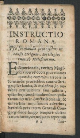 Instructio Romana.